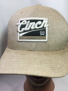 Cinch Brand Hat Strap Back Tan